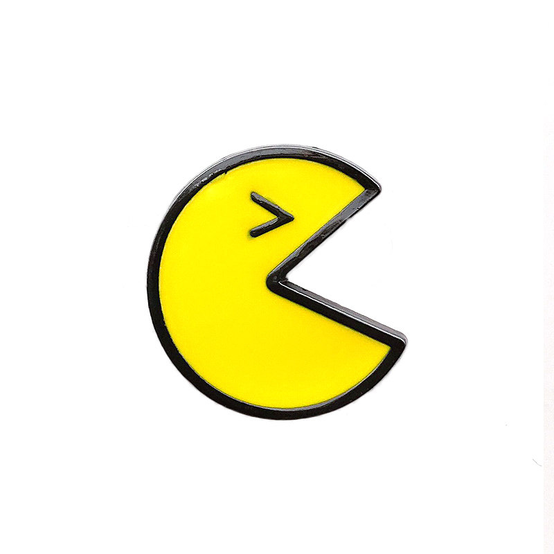 吃豆图标徽章开心不开调皮冷漠包图标表情个性胸针