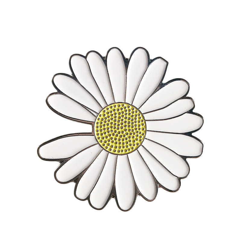 权志龙同款小雏菊胸针gd符号徽章pmo雏菊缺口胸针