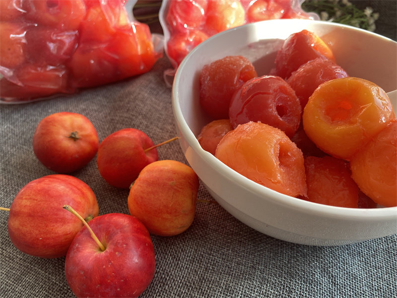 东北沙果内蒙赤峰特产果脯零食冻糖水沙罐头海棠果