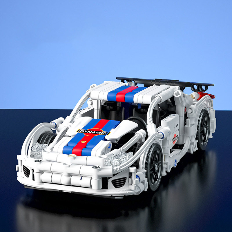 乐高积木汽车男孩子拼装玩具跑车系列积械狂飙塑料积木