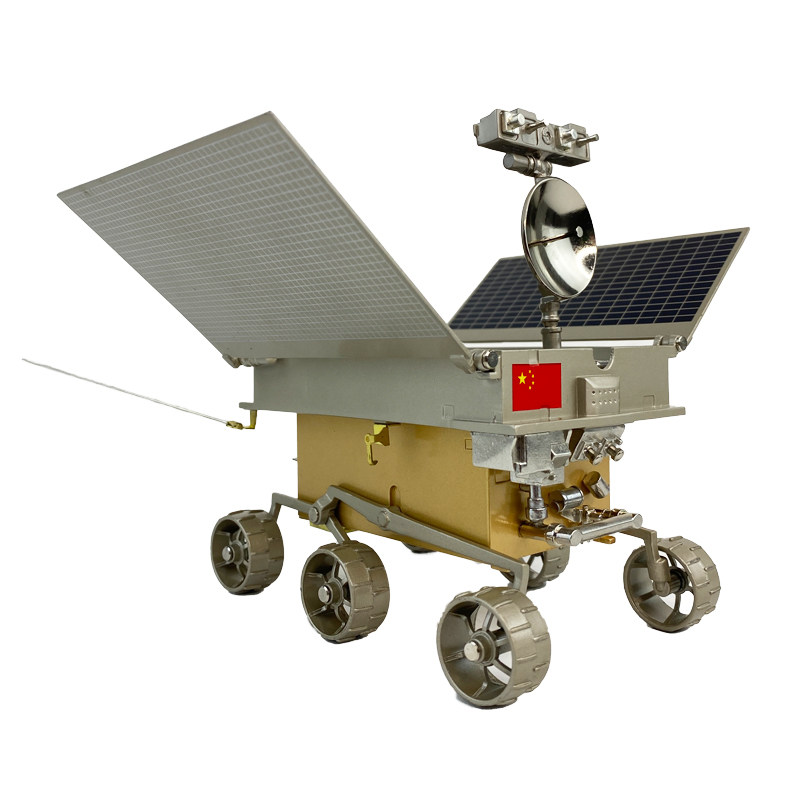 中国玉兔无人驾驶月球车航天登月探测器合金模型航模