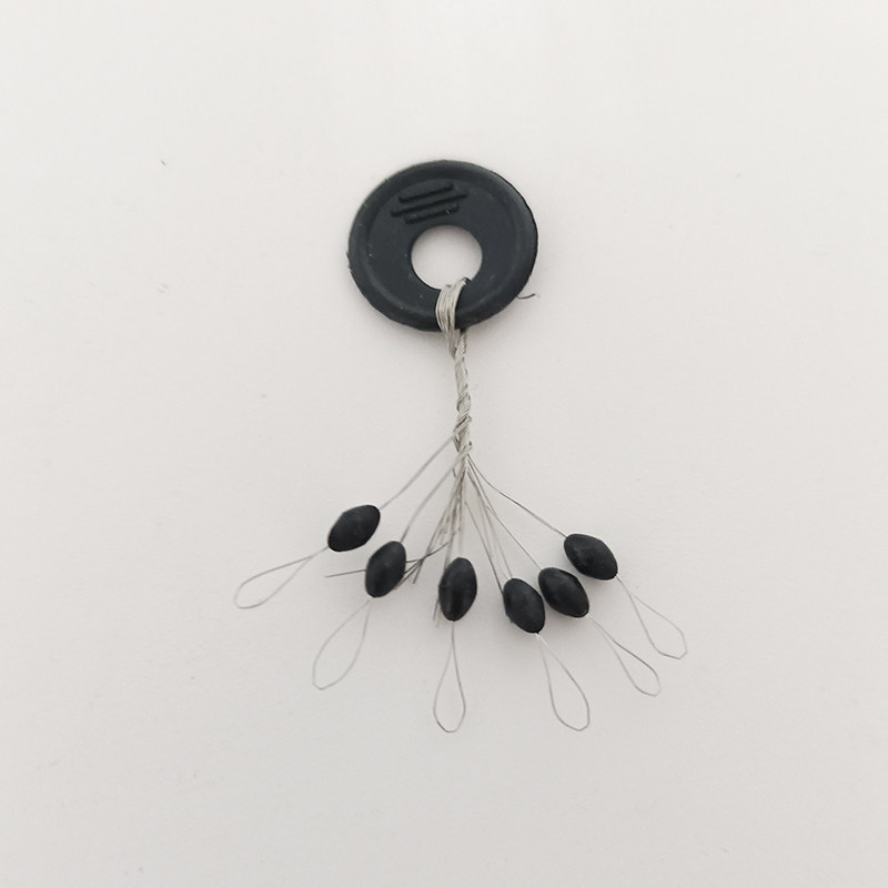 太空橄榄形实惠大号线组硅胶挡豆海钓台钓渔具太空豆