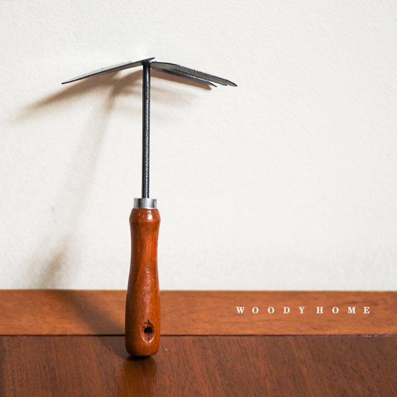 本木庐舍木质手柄花铲园艺质感耐用铲子