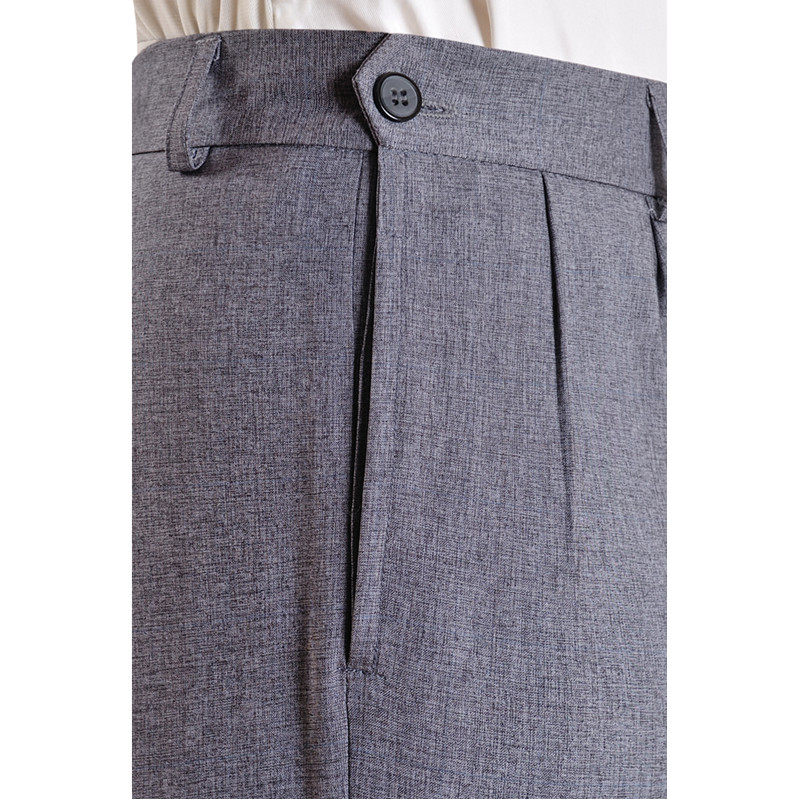 老式旁开边开口侧边开扣女裤夏季新品妈妈奶奶宽松长裤中老年女装