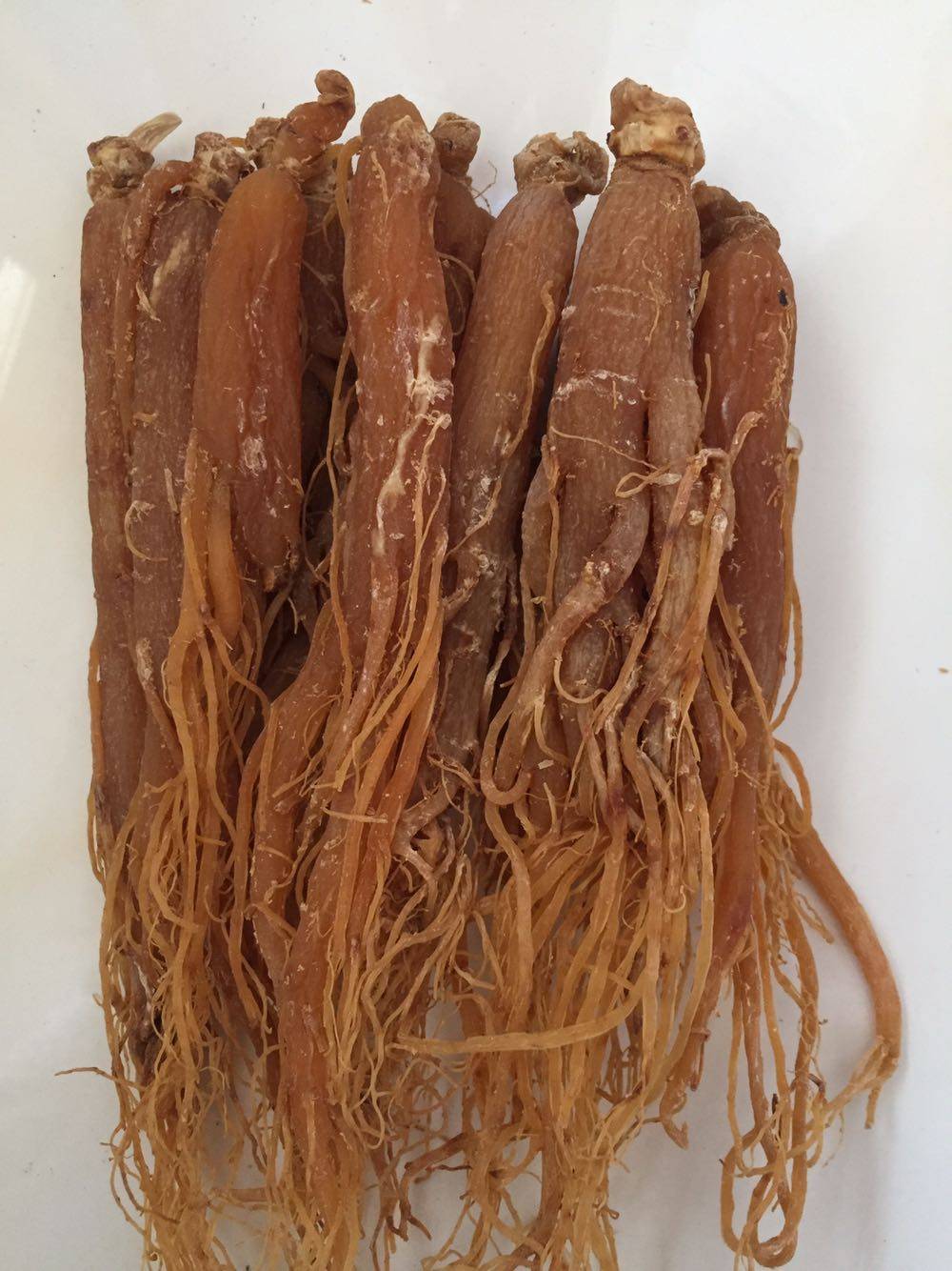 红参人参整支带须长白山整枝白参吉林吉林人250克其他药食同源食品