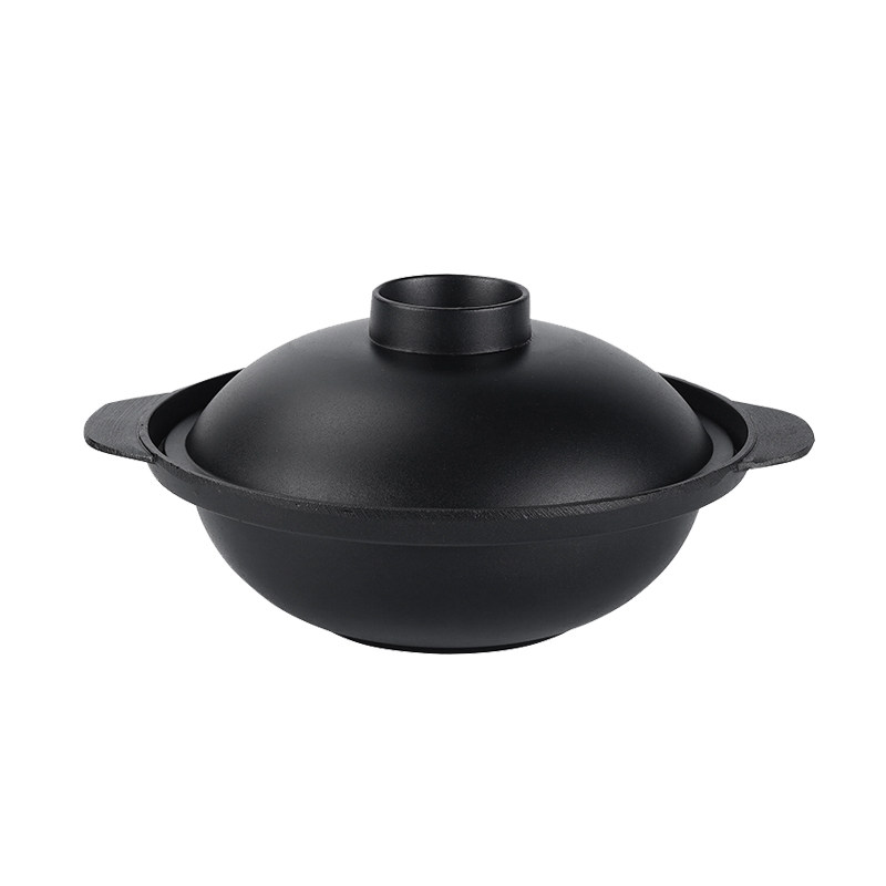 煲仔砂锅港式干饭平底煲仔锅家用小铁饭铝小火砂锅