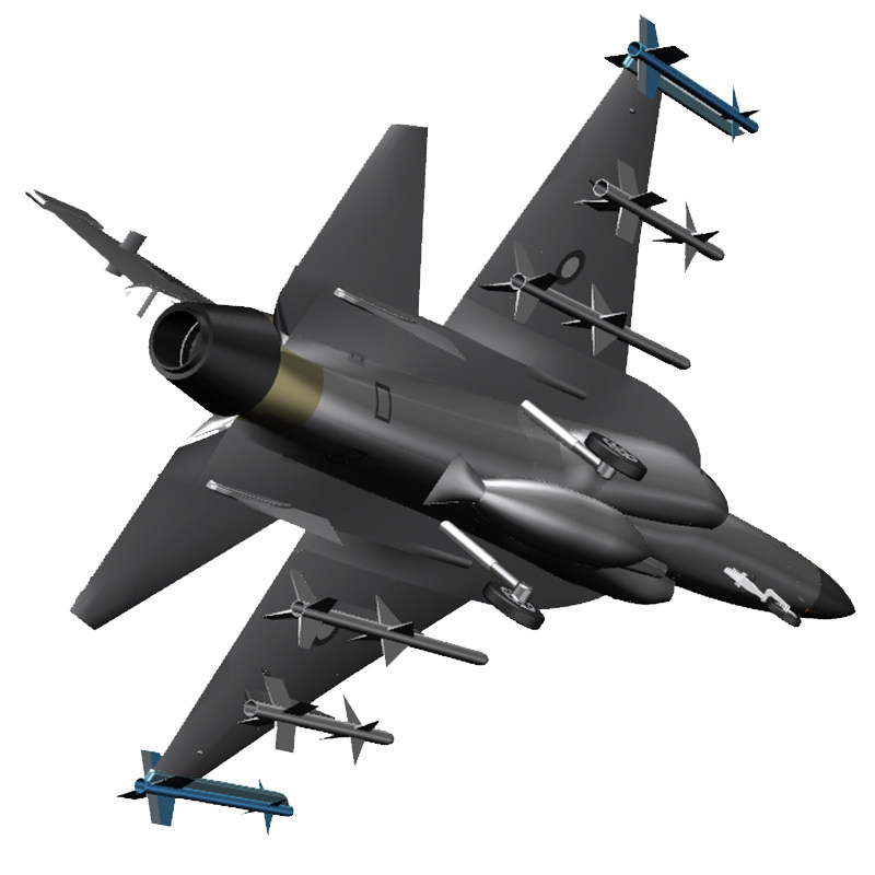 jf17枭龙战斗机航模飞机3d绘制数模模型成品航模