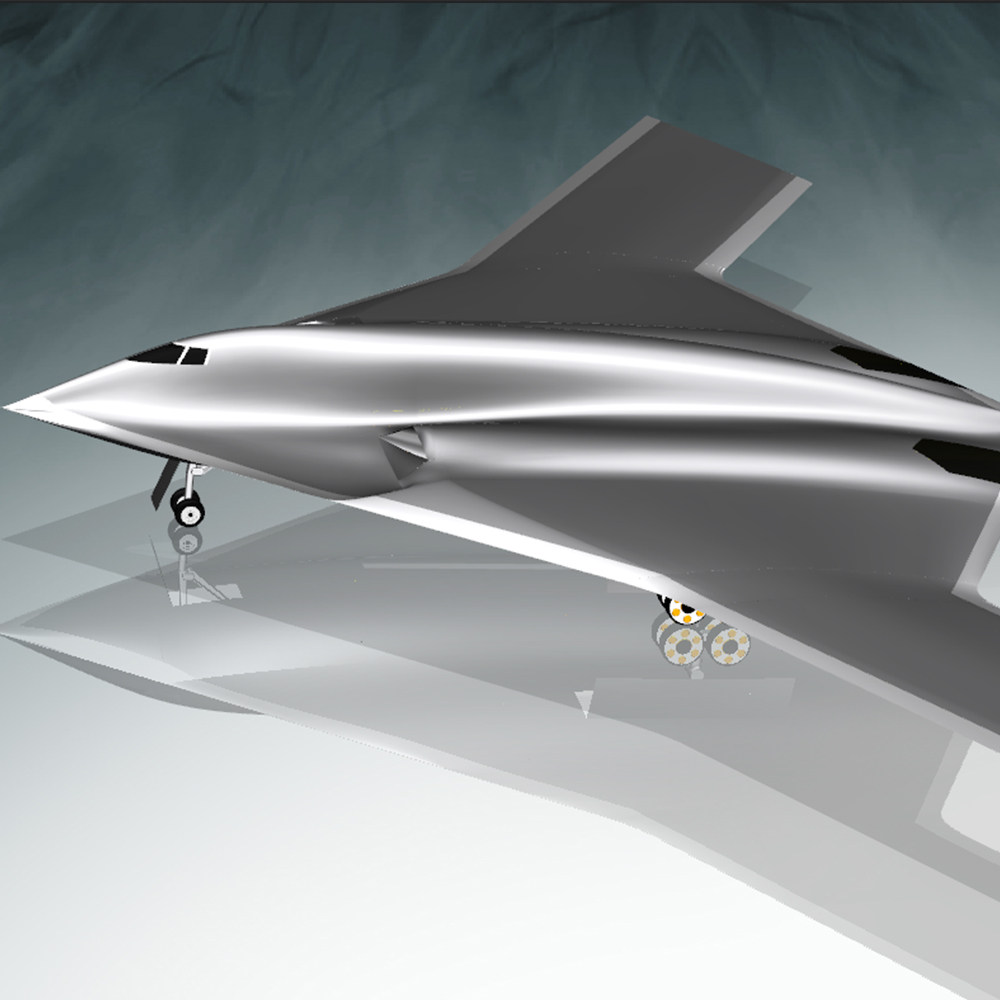 隐身轰炸机高级仿真飞机数模模型三维立体文件航模
