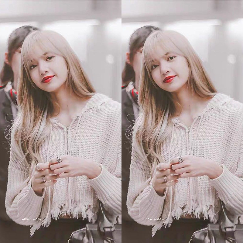 blackpink韩版lisa同款衣服连帽宽松针织衫流苏设计毛针织衫
