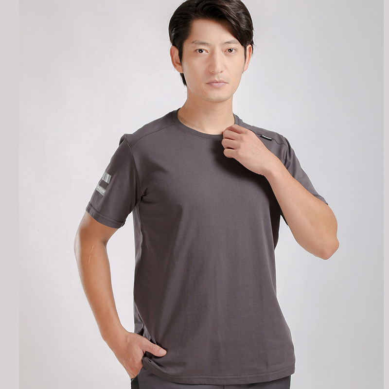 保时捷短袖4s售后新款汽车维修工作服夏装红色polo工装制服