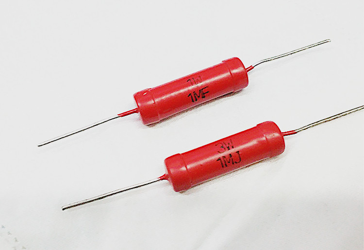 ri830mm电阻红袍大红3w1m1高压精密高精密无感电阻器