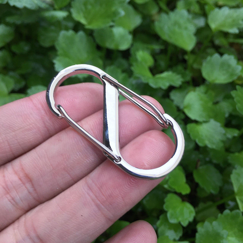 锌合金8字扣5cm8字钥匙扣edc快挂扣锁锁扣户外挂扣