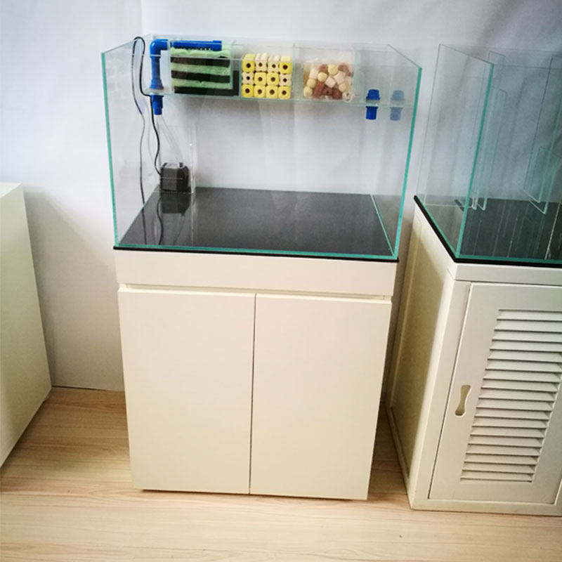 上滤鱼缸 超白缸定制 底滤背滤鱼缸上滤缸定制 鱼缸上滤 上滤槽