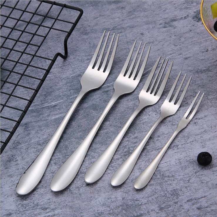 不锈钢叉子餐叉儿童甜品沙拉拉小水果西餐牛排西餐餐叉