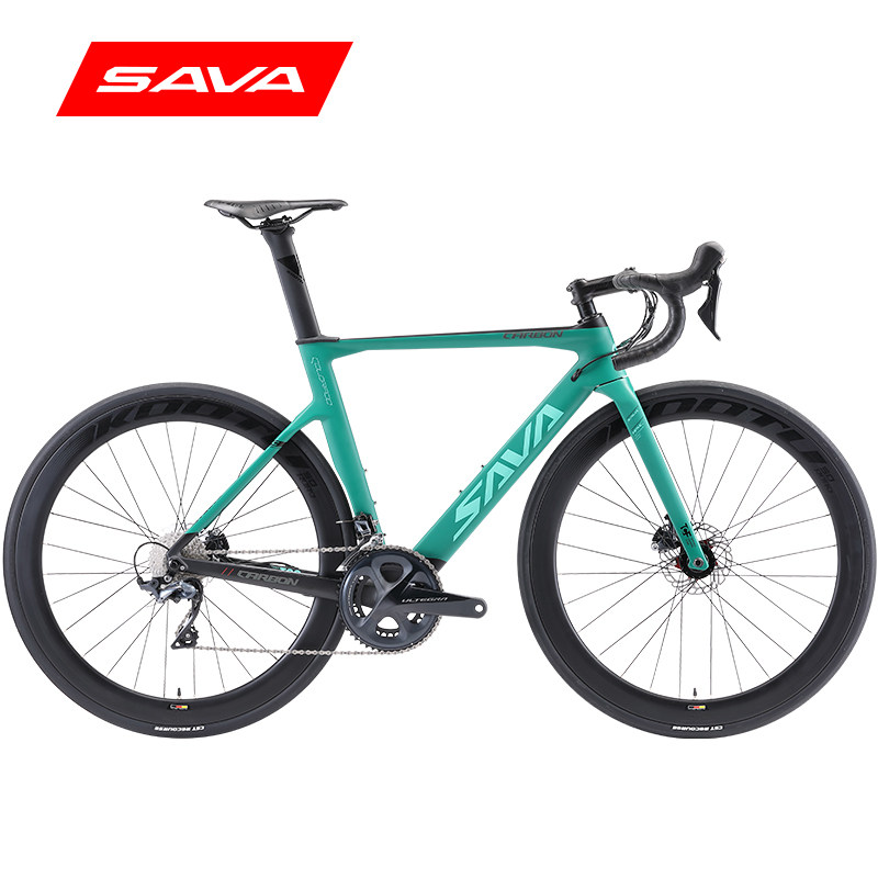 sava萨瓦公路自行车碳纤维速碟超轻变速禧玛诺8020公路自行车