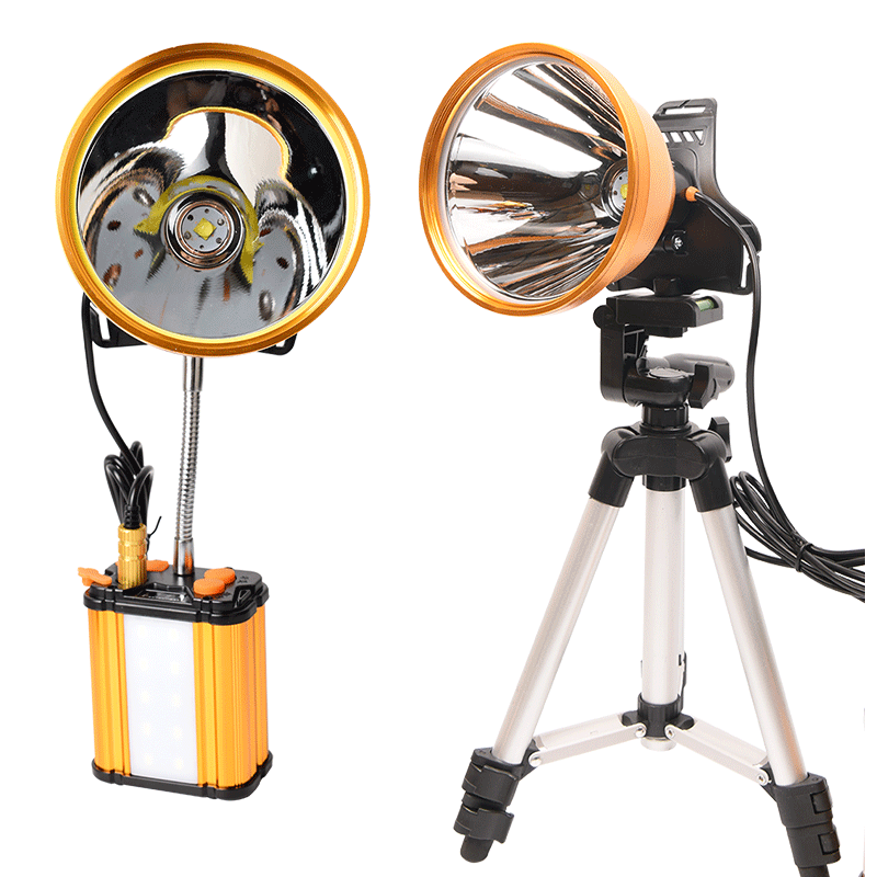 狩猎王p90头灯强光充电超高亮led户外头戴分体式钓鱼疝气探照矿灯