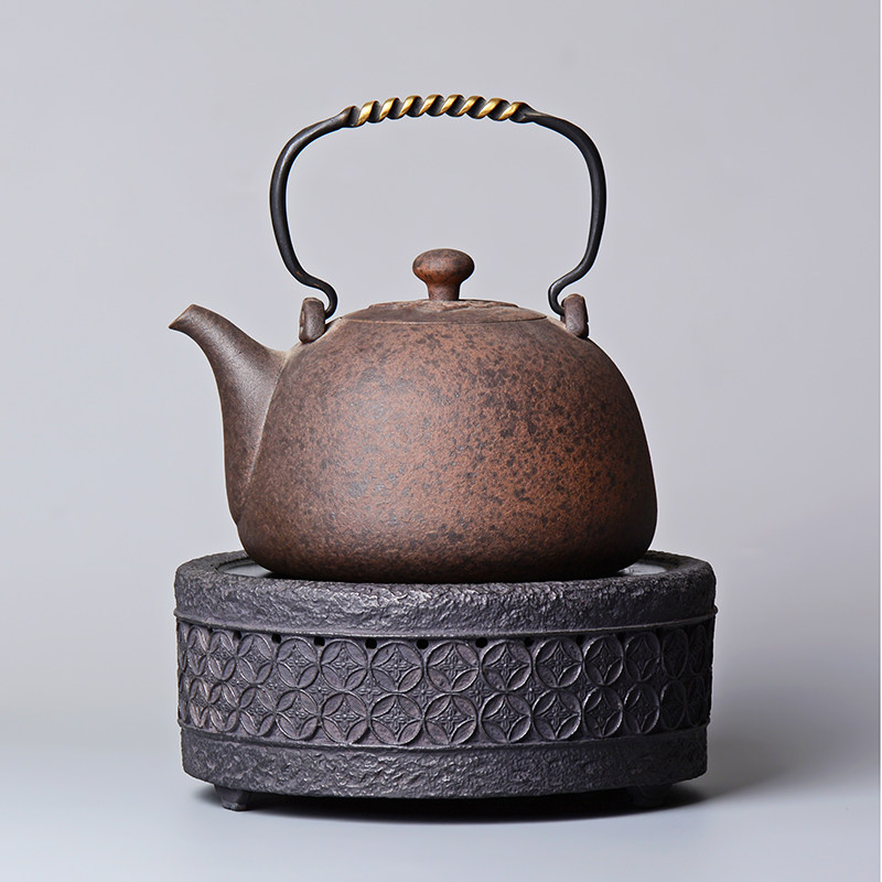 盛虎堂铸铁电陶家用静音铁壶专用茶炉辐射泡茶茶道