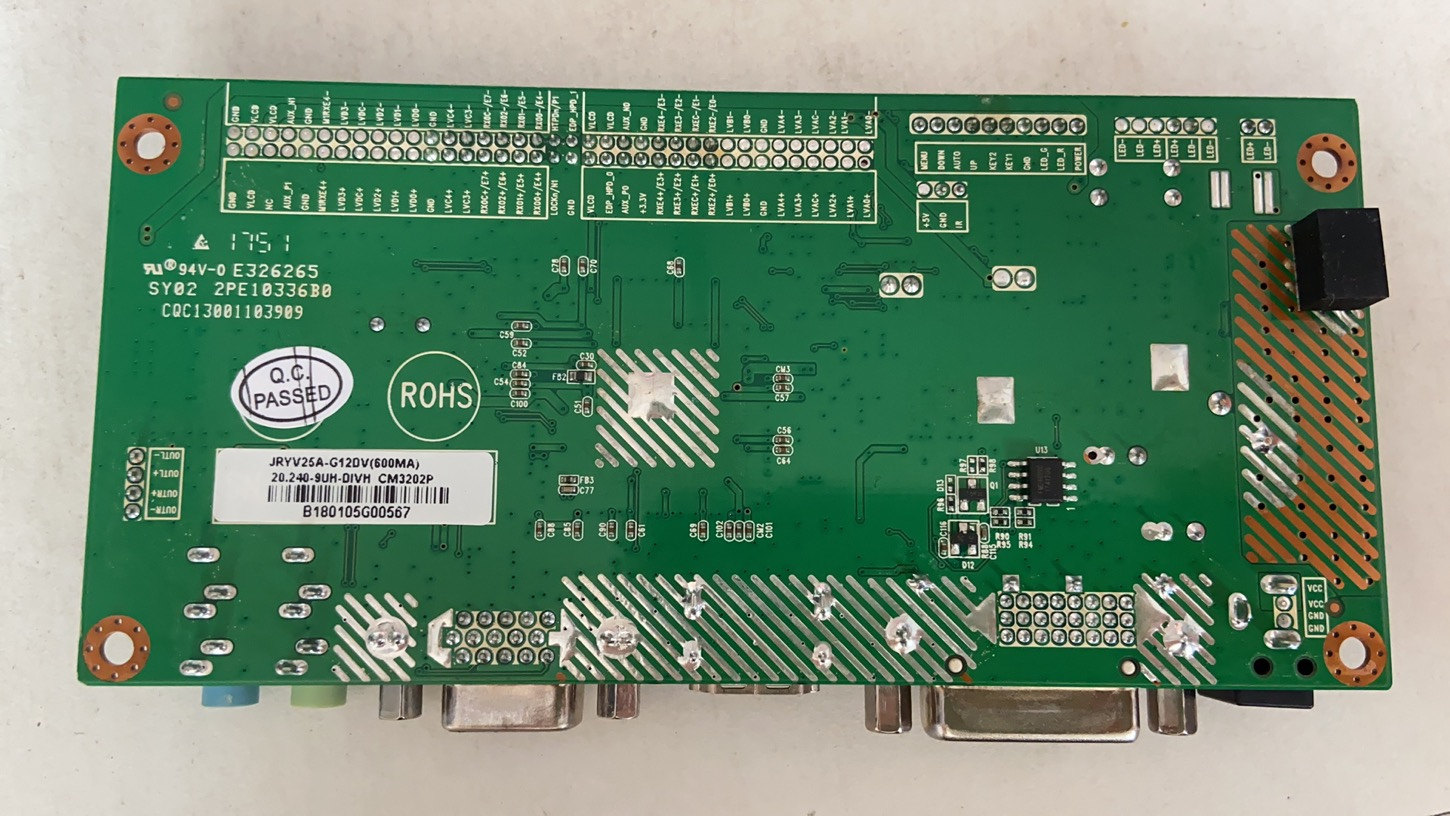 tiem铁幕t32qt32fq10显示器主板jry-w9uhd-iv1电源驱动一体显示器件