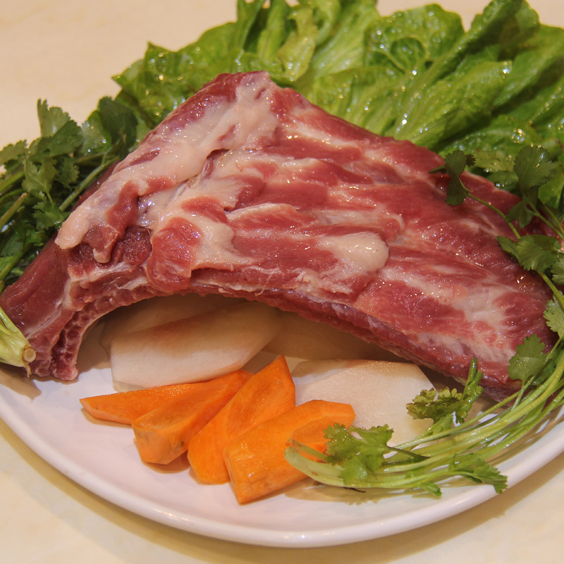 排骨新鲜冷冻肉猪4斤猪排前排肋排全国顺丰猪排