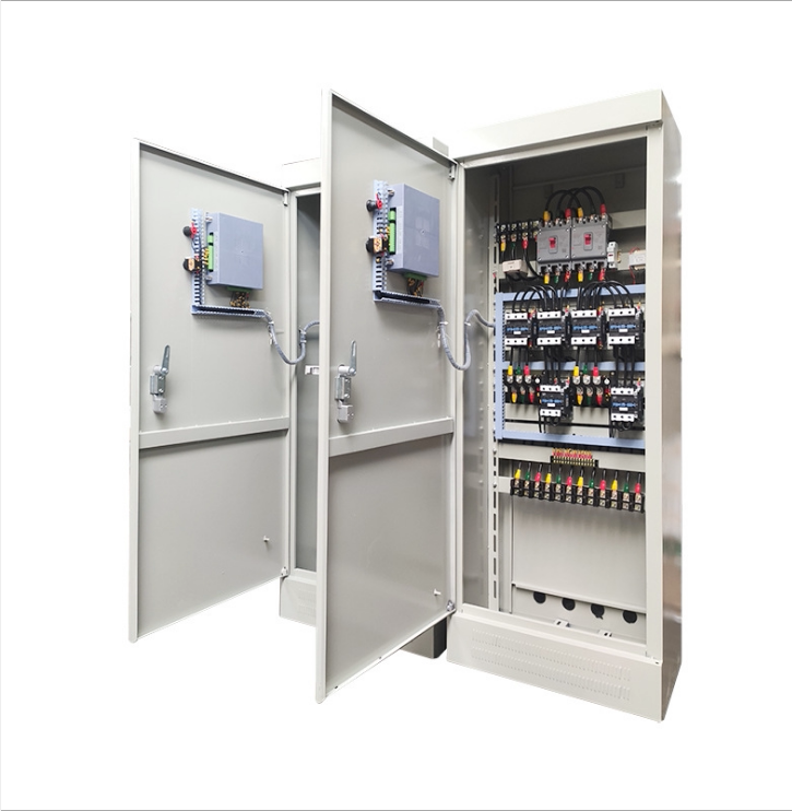 三角消防配电箱巡检双门ip55控制水泵双电电源消防控制柜