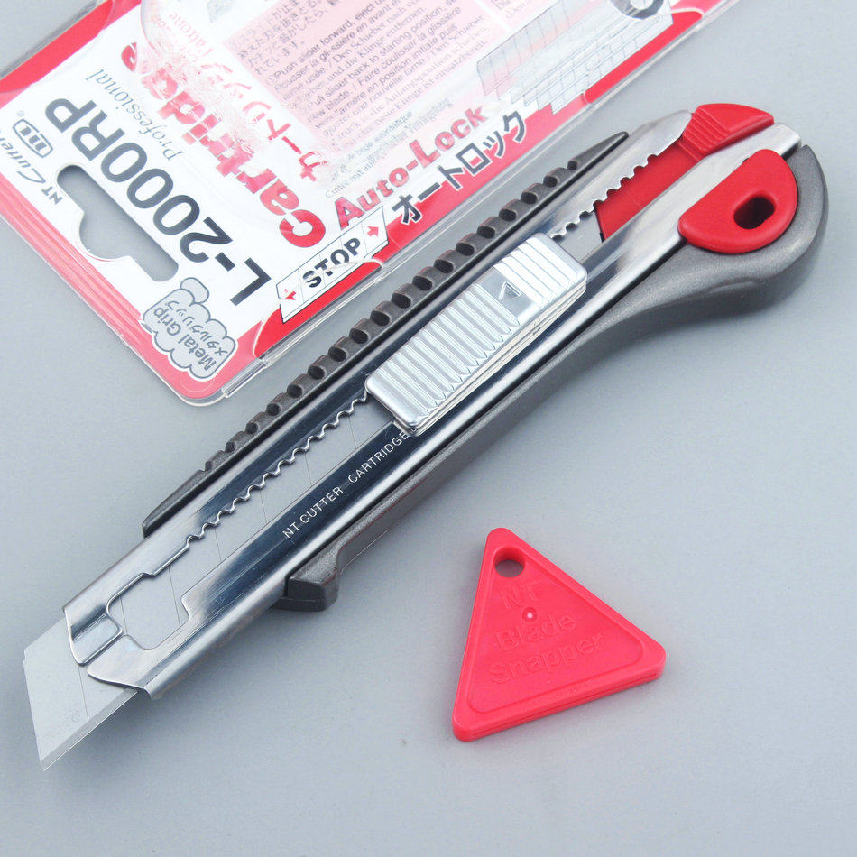日本进口ntcutter大号重型美工刀连发刀片金属美工刀