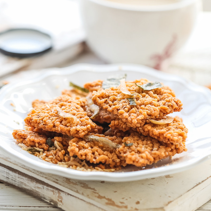 海鲜锅巴 小鱼虾米海苔锅巴网红零食糯米海鲜锅巴休闲小吃香酥