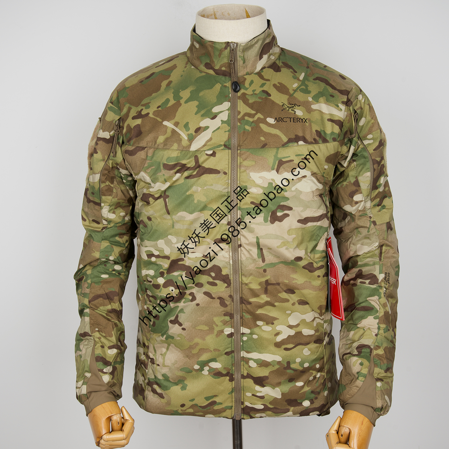 现货始祖鸟 LEAF Cold WX Jacket LT - Multicam (Gen2)棉衣23688