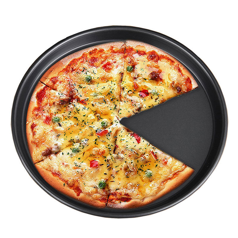 6寸8寸9寸不粘披萨盘烤盘家用套装 烤箱专用圆形盘子烘焙蛋糕模具