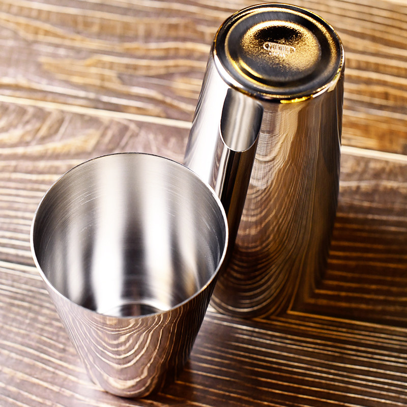 调酒酒壶日本进口yukiwa无底波士顿酒器不锈钢日式调酒器