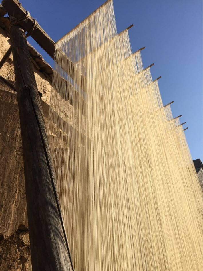 手工陕西特产乾县挂面农家宝宝空心超细面条面条