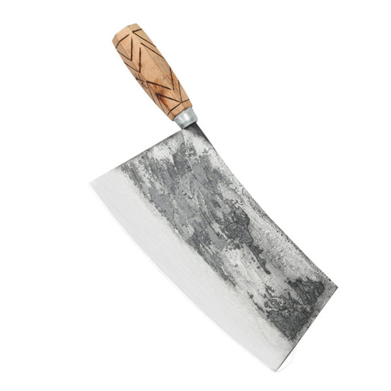 菜刀刘秋泉手工锻打专业土打家用厨用永康土刀菜刀