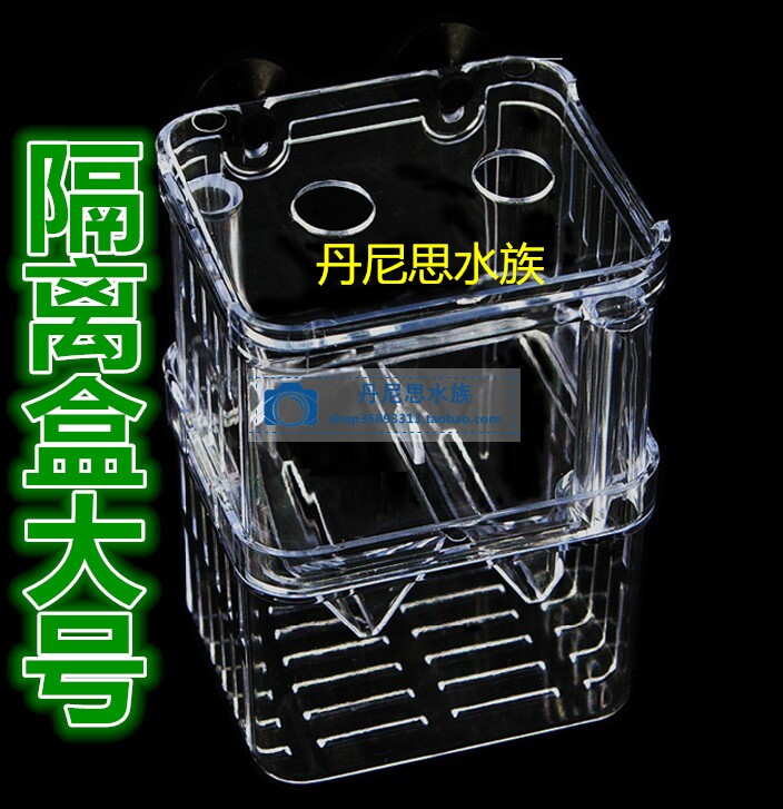 鱼苗孵化器孔雀透明繁殖斗鱼隔离亚克力双层自浮孵化器