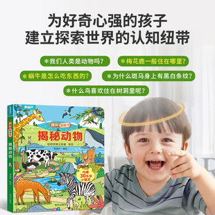 揭秘翻翻立体书 揭秘交通工具儿童3d立体书绘本0到3岁幼儿故事书1一3宝宝撕不烂翻翻书洞洞书婴儿早教1-2岁适合一岁半两岁系列书籍