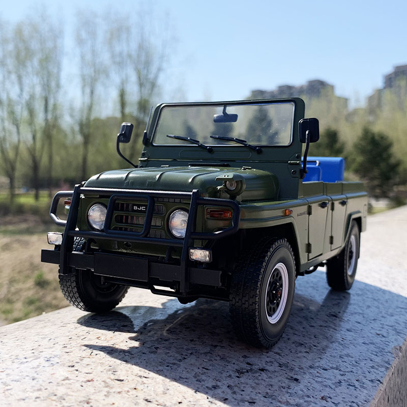 原厂北京吉普bj2020vj检阅车99年阅兵车118合金仿真汽车模型