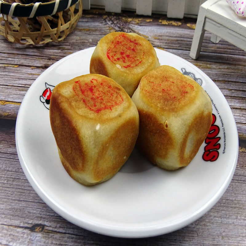 潮汕特产咸香宝岛绿豆豆饼潮州平正宗宝斗饼传统糕点