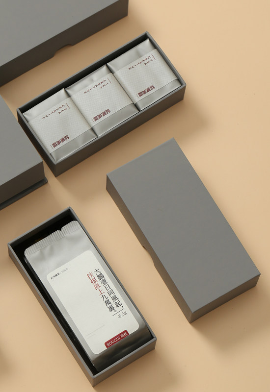 茶叶精致高档岩茶泡装包装礼盒大红红袍50g茶叶罐