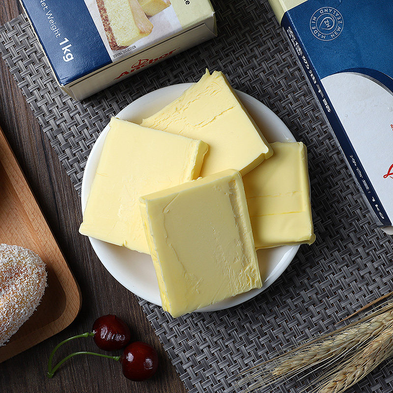 安佳奶油干酪奶酪芝士块1kg忌廉芝士条蛋糕提拉米苏烘焙原料