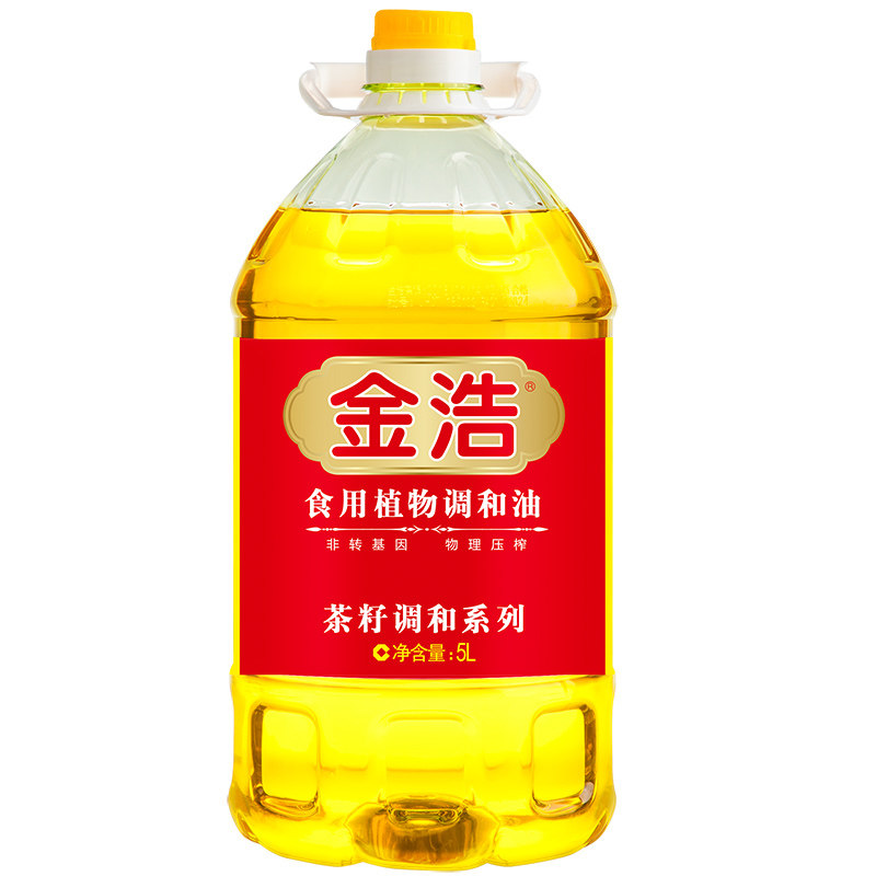 金浩食用植物调和油 茶籽调和系列5l*4