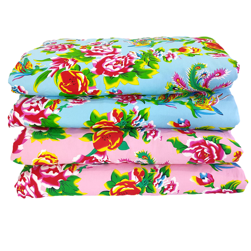 被子东北北大花被老式花布棉被复古传统棉花被子