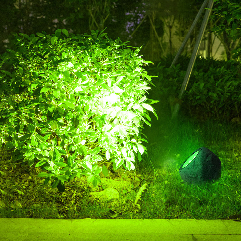 石头灯照树灯led户外防水投光灯地灯园林景观灯创意投射灯庭院灯