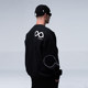Bipolar national tide embroidery round neck sweater big stupid city tide card spring and autumn winter loose head long-sleeved male Bipolar national tide embroidery round neck sweater big stupid city tide card spring and autumn winter loose head long-sleeved male