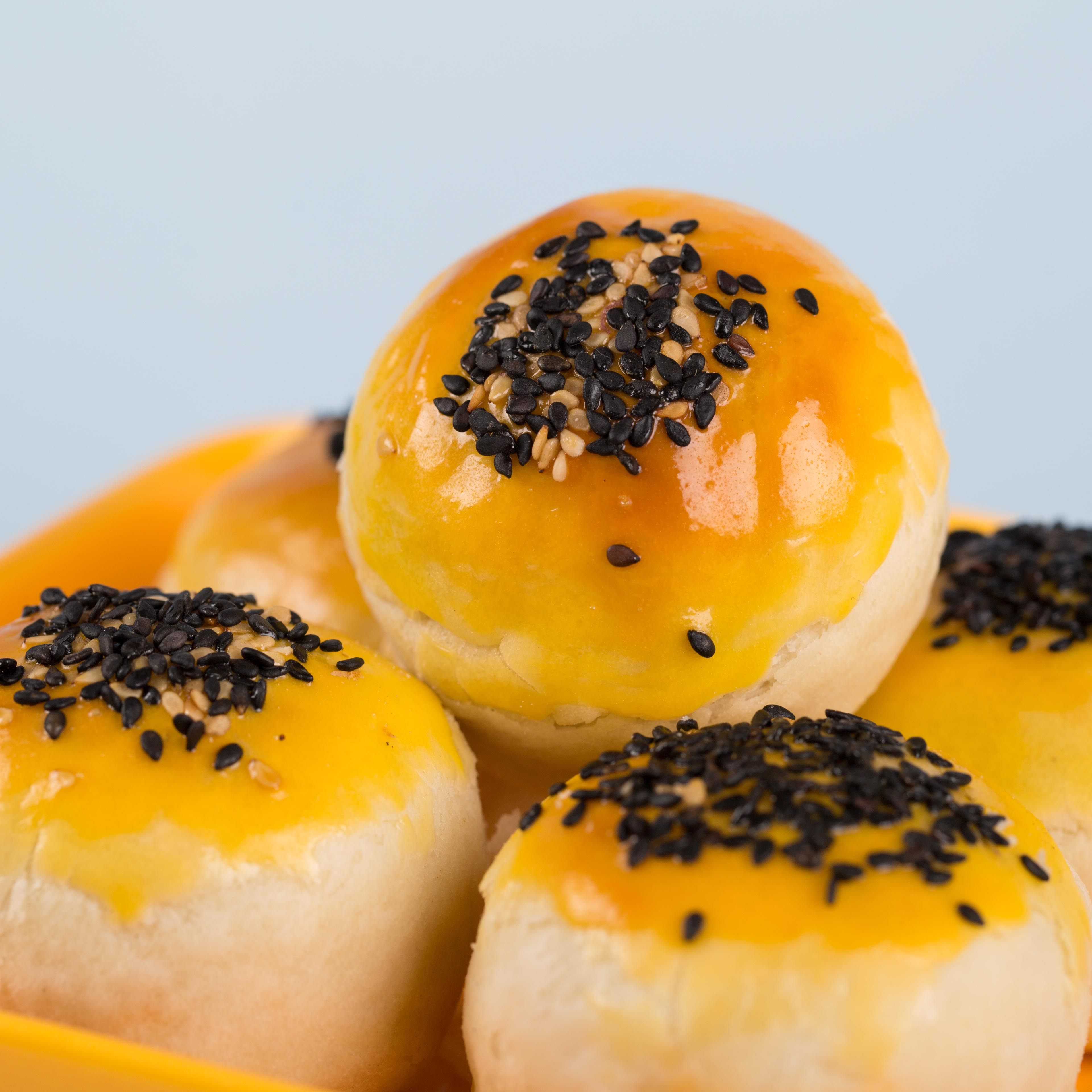 古溪田咸蛋黄酥无糖精低油红豆紫薯传统手工传统中式糕点