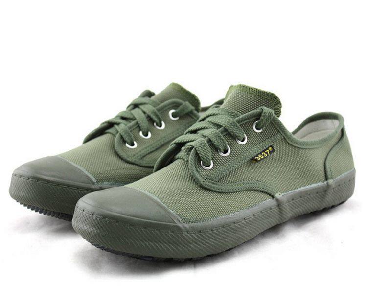 低帮帆布鞋 贵州3537解放鞋 徒步防滑黄胶鞋 48码 波纹底3032码 正品