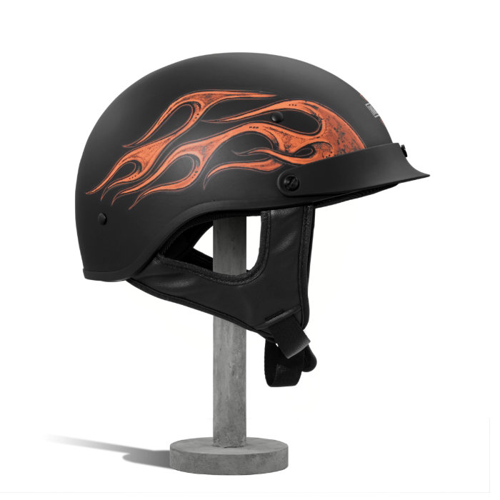 海外代购harleydavidson哈雷wheelerm04火焰骑行头盔骑行头盔