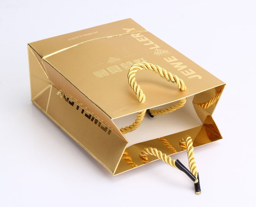 金卡磨砂珠宝首饰包装包装纸纸袋手提袋礼品礼品包装包装袋首饰袋