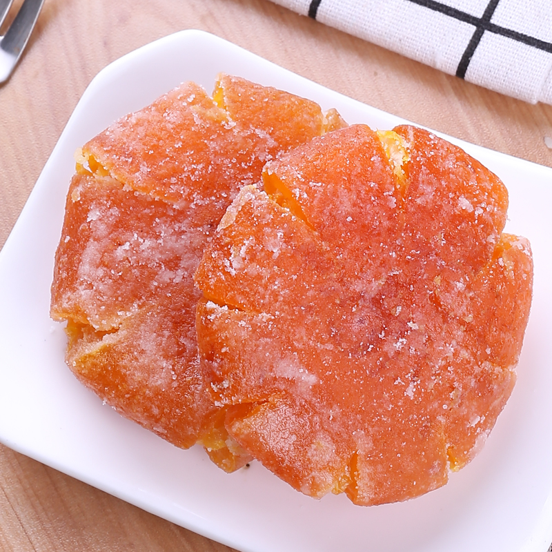 柑饼手工传统老式橘饼桔饼桔子饼金桔饼干冰糖软心蜜饯潮州特产 - 潮