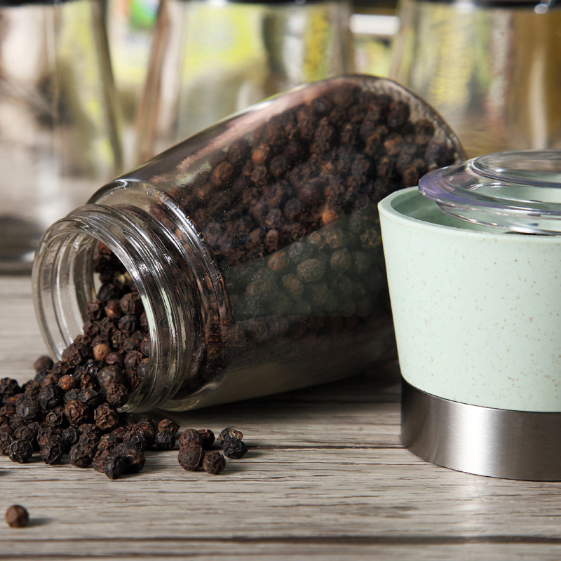 厨房调料瓶 去淘宝抢购>> 收藏 推广赚0元  黑胡椒瓶罐花椒研磨调料