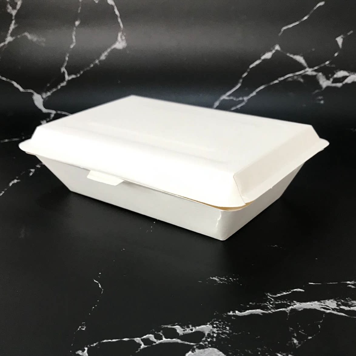 一次性饭盒纸质快餐便当长方形环保米饭一次性餐盒