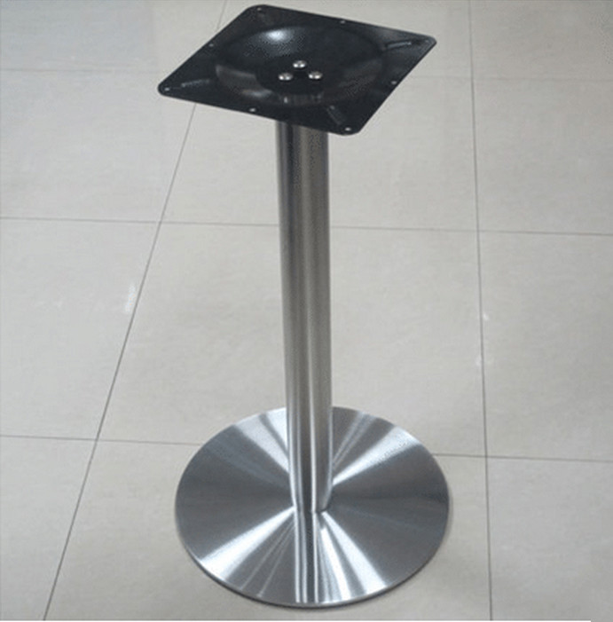 餐台不锈钢餐桌西餐厅桌脚支架桌子大理石桌腿吧台台脚台架