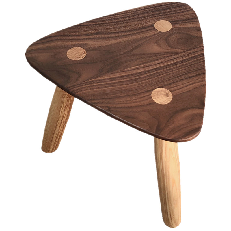 创意换鞋小板凳实木凳子儿童三角三角形简约置物儿童凳
